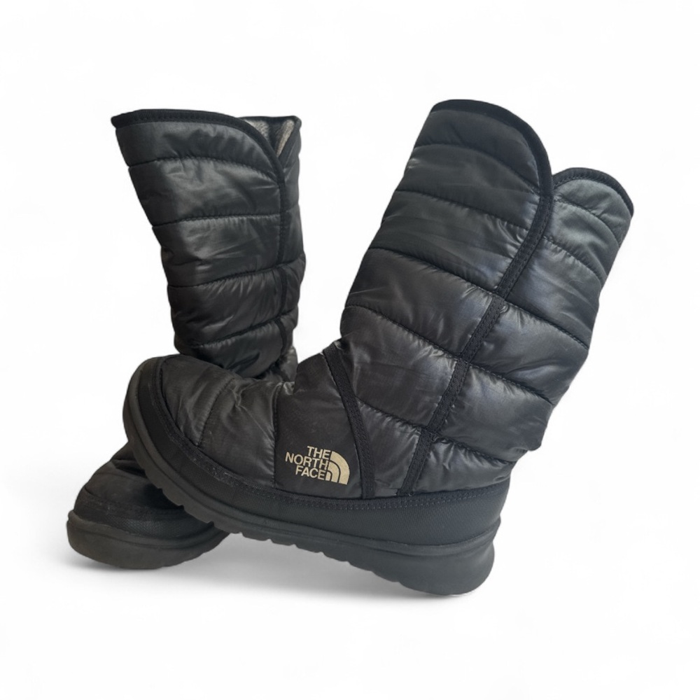 The North Face Amore Women’s Insulated Winter Puffer Boots Black Size 5